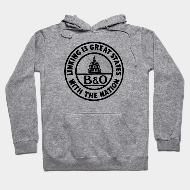 Baltimore Ohio Railroad Hoodie by Raniazo Fitriuro